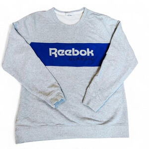 90s Style Reebok Logo Crewneck Sweatshirt. Men’s XL